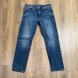 American Eagle Outfitters Dark Blue Straight Jeans